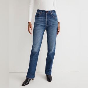 Madewell NWT The Petite 90s Straight Jeans Size 24P in Barlow Wash